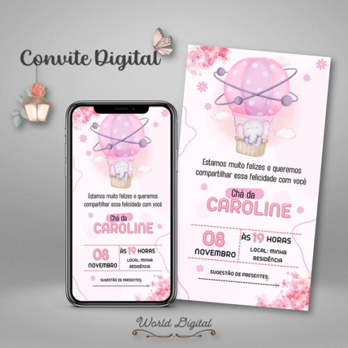 Convite Digital Balões 01