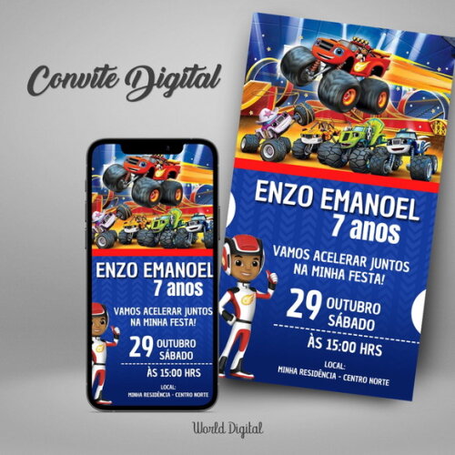 Convite Digital Blaze 01