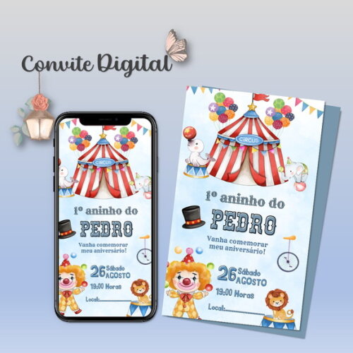 Convite Digital Circo 01