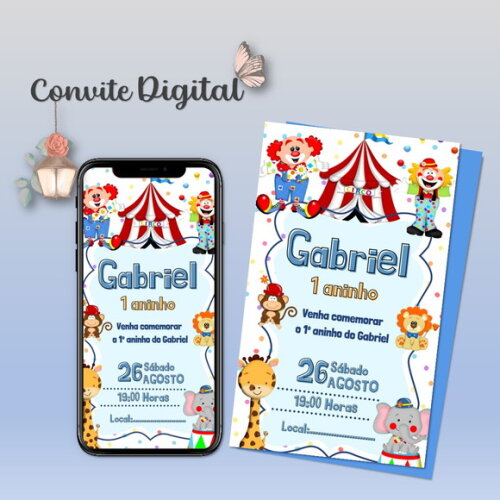 Convite Digital Circo 03