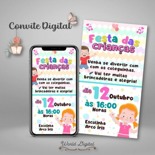 Convite Digital Dia das Crianças 01