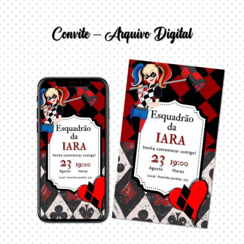 Convite Digital Esquadrão Suicida 02