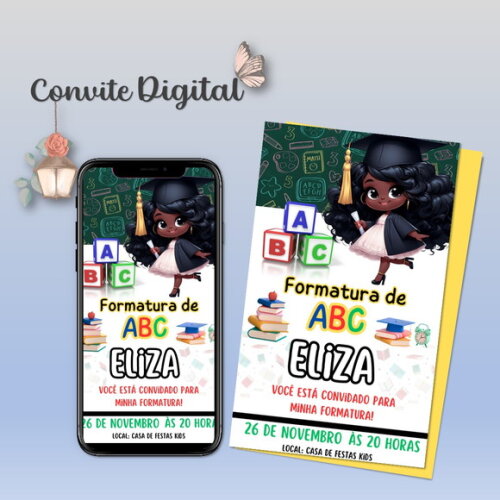 Convite Digital Formatura Infantil 04
