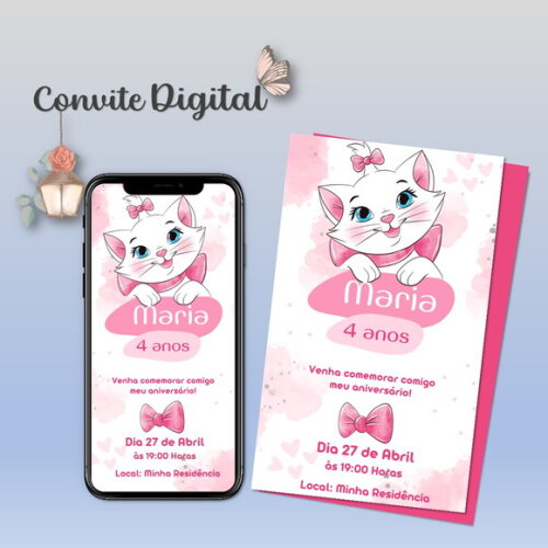 Convite Digital Gata Marie 01
