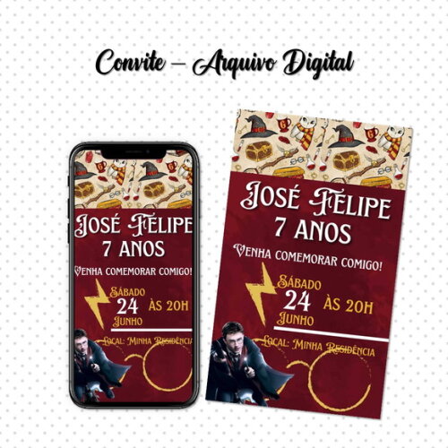 Convite Digital Harry Potter 03