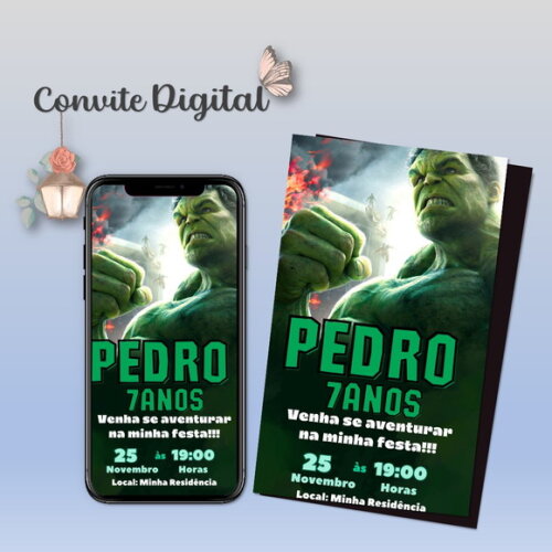 Convite Digital Hulk 02