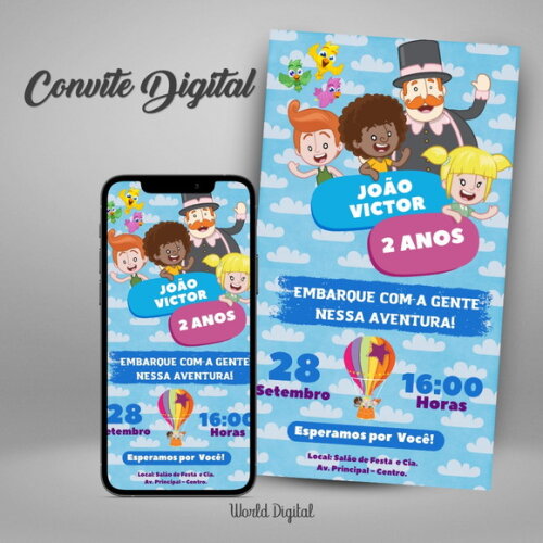 Convite Digital Mundo Bita 01