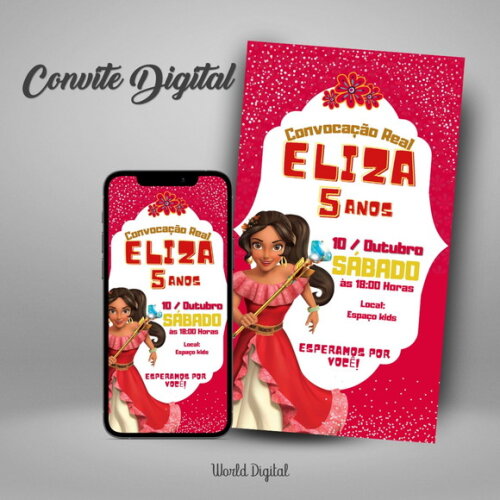 Convite Digital Princesa Elena 03