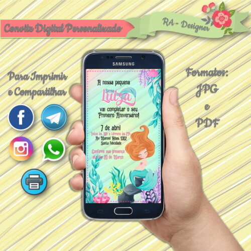 Convite Digital Sereia II