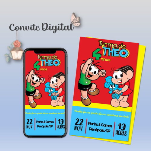Convite Digital Turma da Mônica 15
