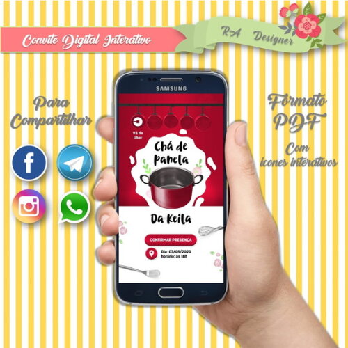 Convite Interativo Chá de Panela