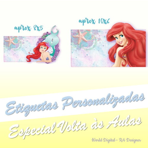 Etiquetas Escolares Personalizadas - Ariel
