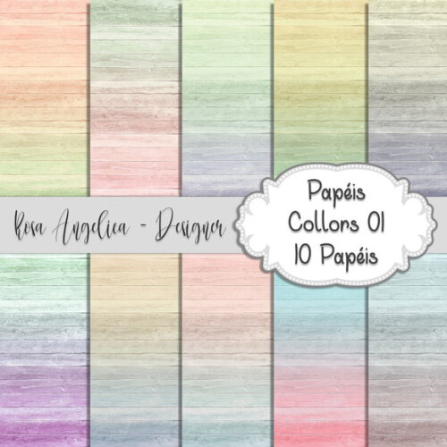 Kit Arquivo Digital - Papéis Colors 01
