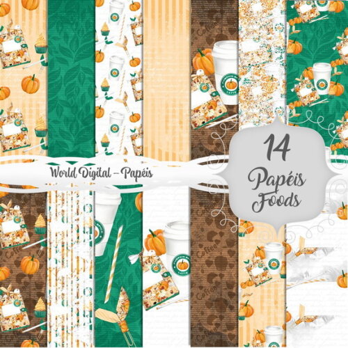 Kit Arquivo Digital - Papéis Foods