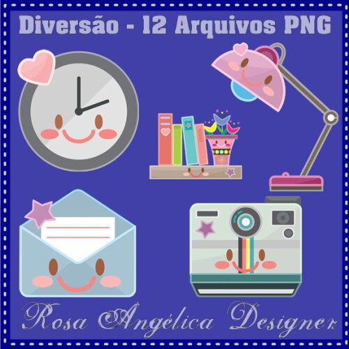 Kit Arquivo Digital em PNG Diversão