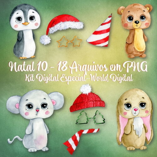Kit Arquivo Digital em PNG Especial Natal 10