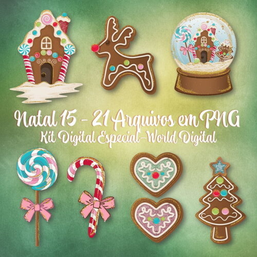 Kit Arquivo Digital em PNG Especial Natal 15