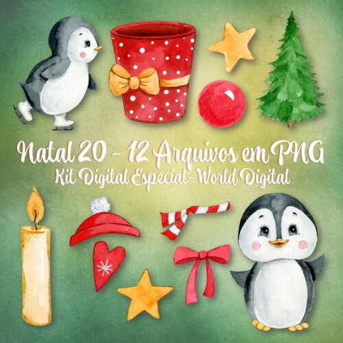 Kit Arquivo Digital em PNG Especial Natal 20