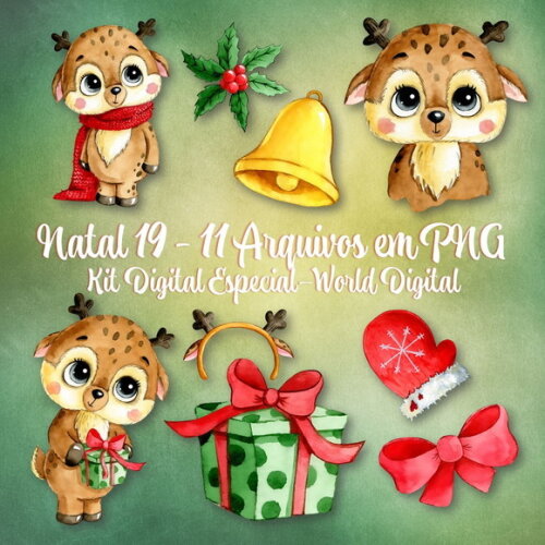 Kit Arquivo Digital em PNG Especial Natal 19