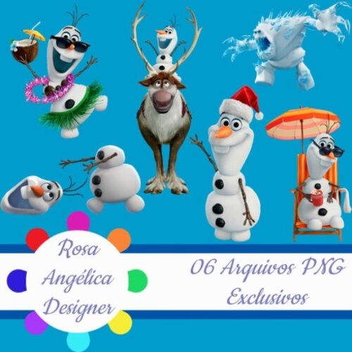 Kit Arquivo Digital em PNG Frozen