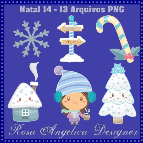 Kit Arquivo Digital em PNG Natal 14