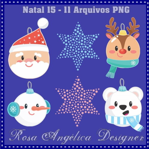 Kit Arquivo Digital em PNG Natal 15