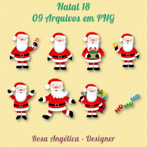 Kit Arquivo Digital em PNG Natal 18