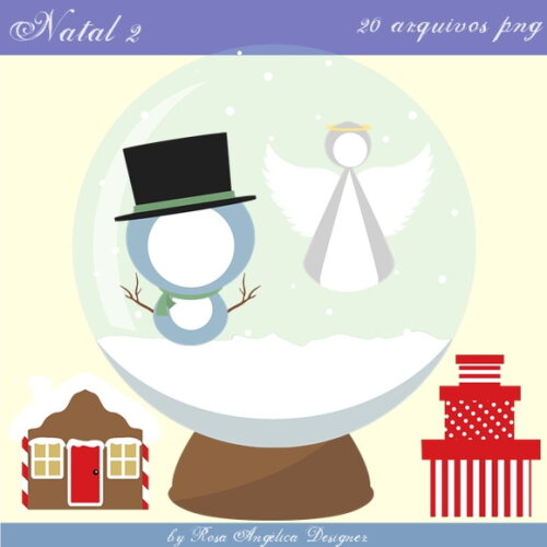 Kit Arquivo Digital em PNG Natal 2