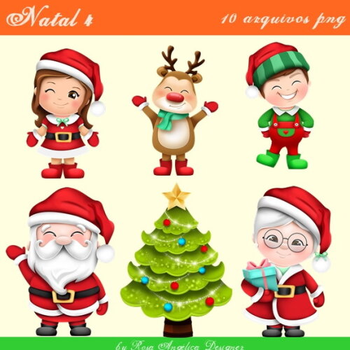 Kit Arquivo Digital em PNG Natal 4