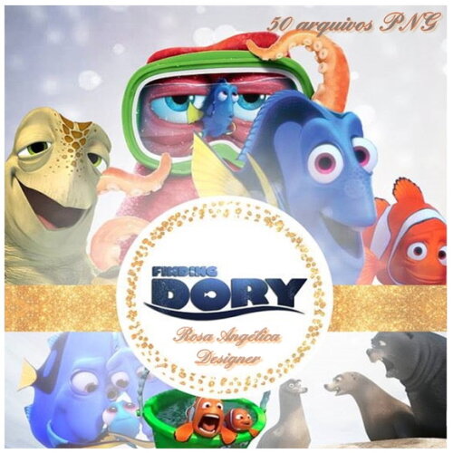 Kit Arquivo Digital em PNG Procurando Dory 1