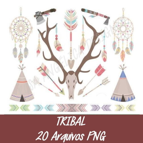 Kit Arquivo Digital em PNG Tribal