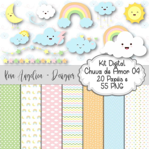 Kit Digital Chuva de Amor 04