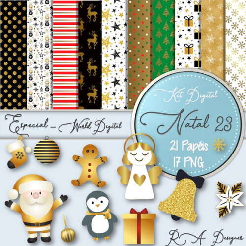 Kit Digital Completo Especial Natal 23