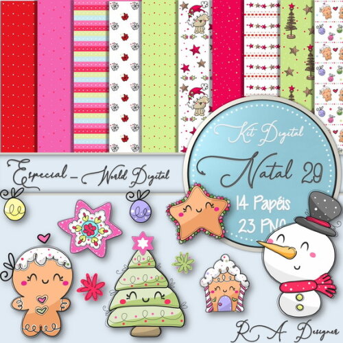 Kit Digital Completo Especial Natal 29