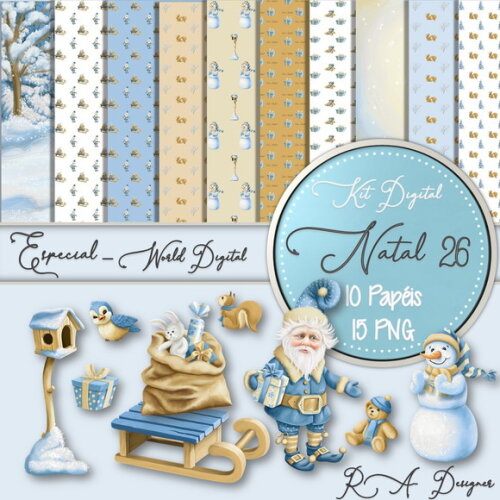Kit Digital Completo Especial Natal 26