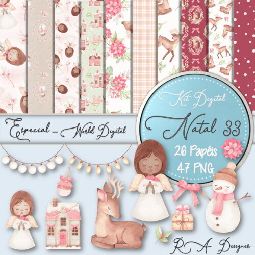 Kit Digital Completo Especial Natal 33