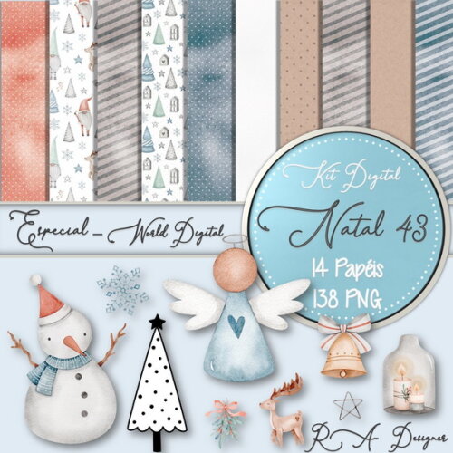 Kit Digital Completo Especial Natal 43