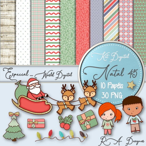 Kit Digital Completo Especial Natal 45