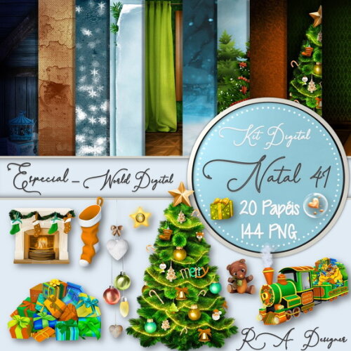 Kit Digital Completo Especial Natal 41