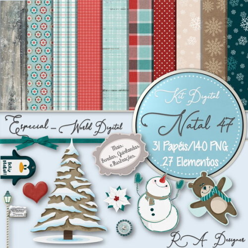 Kit Digital Completo Especial Natal 47