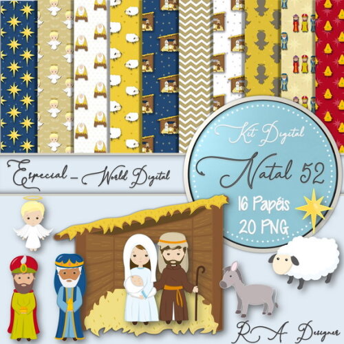 Kit Digital Completo Especial Natal 52