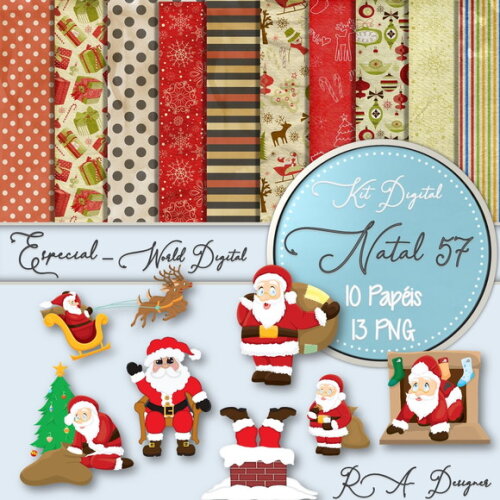 Kit Digital Completo Especial Natal 57