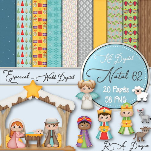 Kit Digital Completo Especial Natal 62