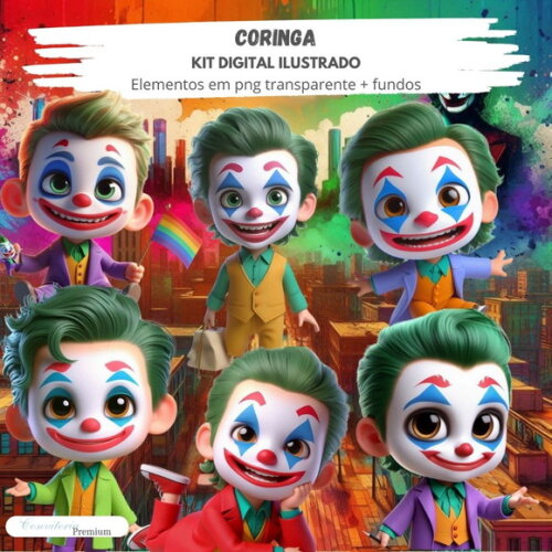 Kit Digital Completo Ia em 3d - Coringa + 1 Brinde