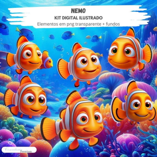 Kit Digital Completo Ia em 3d - Nemo + 1 Brinde