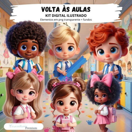 Kit Digital Completo Ia em 3d - Volta às Aulas + 1 Brinde