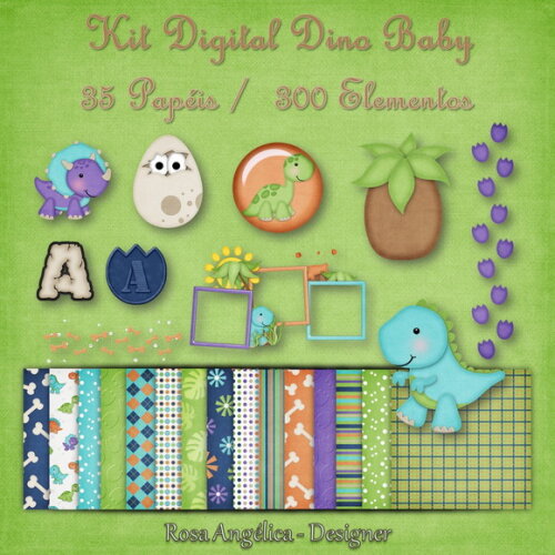 Kit Digital Dino Baby