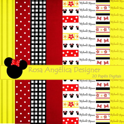 Kit Digital Minnie Mouse