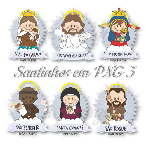 Kit Digital Santinhos 3