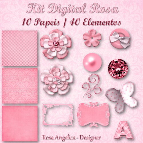 Kit Digital Rosa
